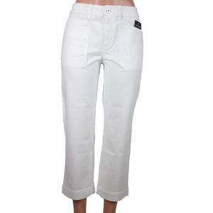 Lauren Ralph Lauren Cropped Straight-Leg Jeans 8